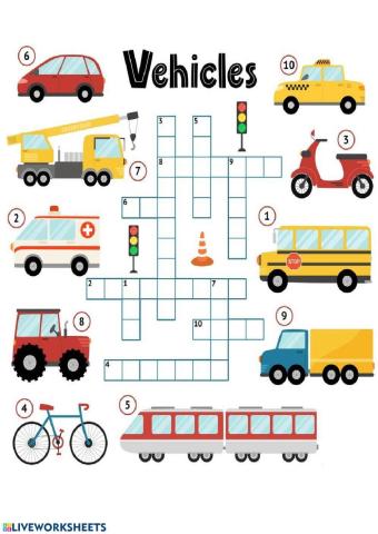 Transport crossword