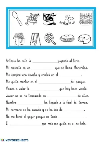 Completa con palabras c-q