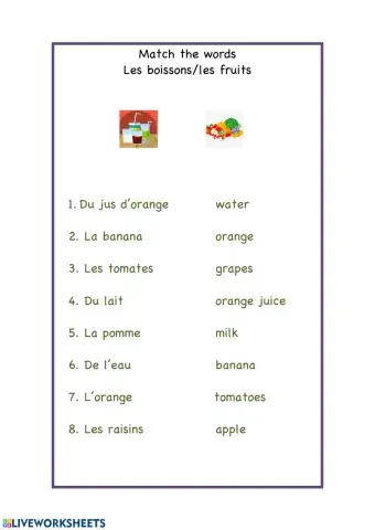 Les aliments