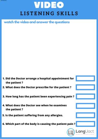 Listening skills exercise