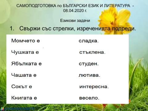 Езикови задачи