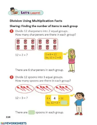 Chapter 5 - Multiplication Tables of 1, 2 and 3