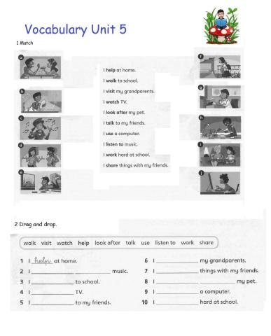 Present simple verbs