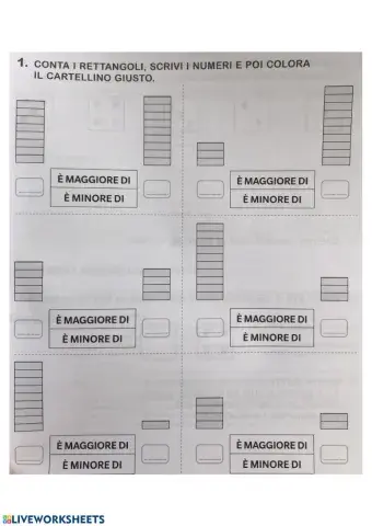 Maggiore, minore, uguale