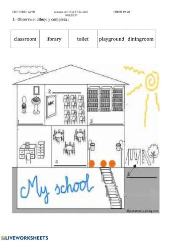 Ficha 2. School objects 2