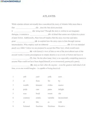 The Myth of Atlantis