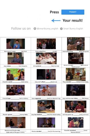 Gerund vs to infinitive exercises ing