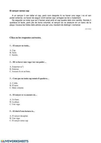 C.L. El senyor sense cap