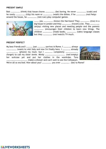 Present Simple and Present Perfect