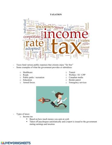 Taxation