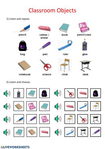 Classroom Objects