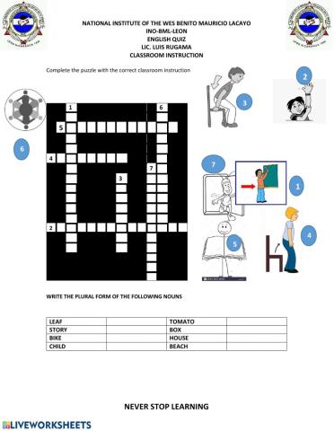 Classroom instruction