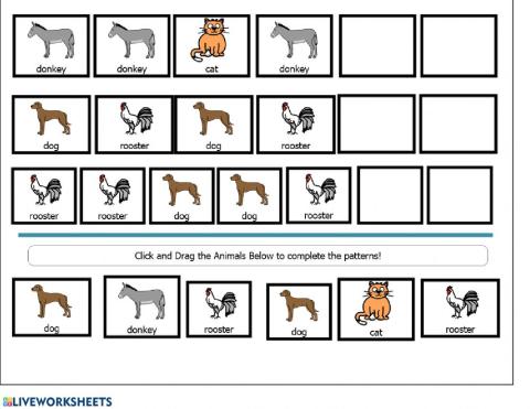 Complete the pattern