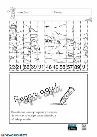 Ordenar números de menor a mayor