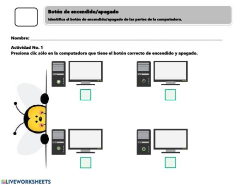 Botón encendido y apagado