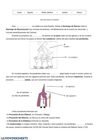 Semana Santa en Espańa - descripción general