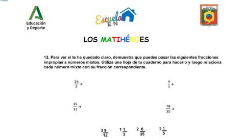 FRACCIONES 5º FICHA 6