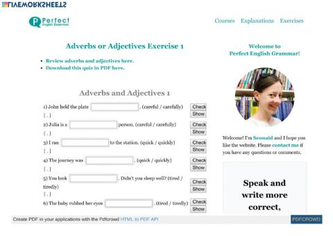 Adverb and Adjective