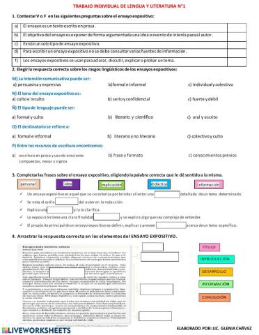 El ensayo expositivo