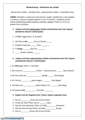 Deklination der Adjektive, Monate, Datum