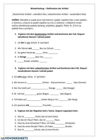 Deklination der Adjektive, Monate, Datum