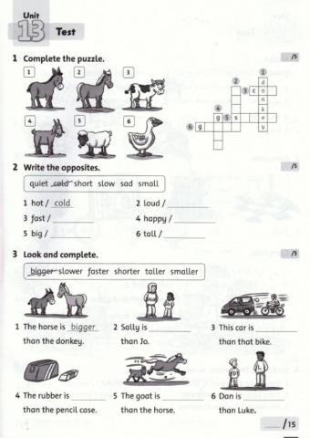 Comparative adjectives