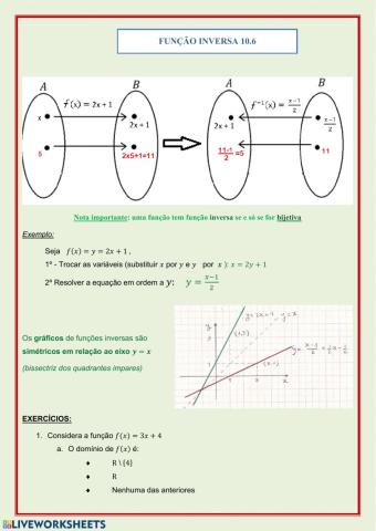 Função Inversa 10.6