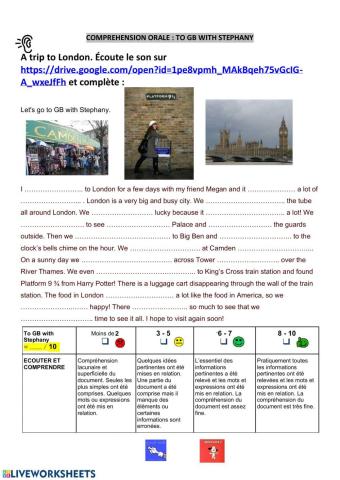 In London with Stephany