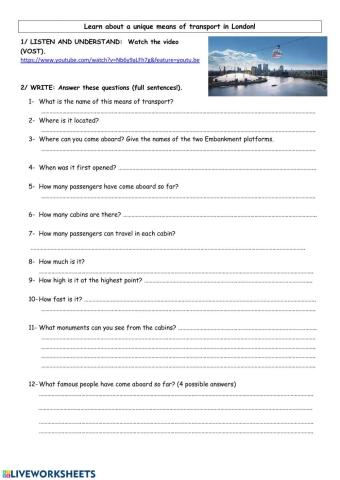 Learn about a unique means of transport