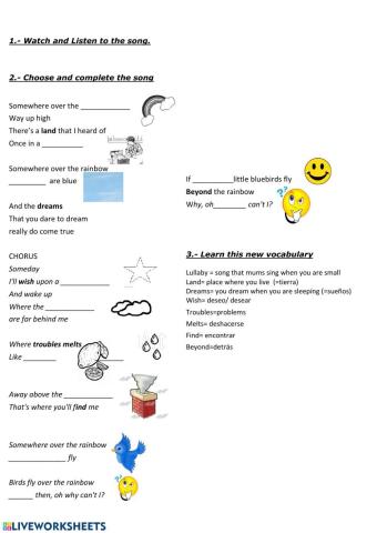 Over the rainbow song