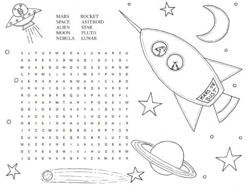 Wordsearch: Space
