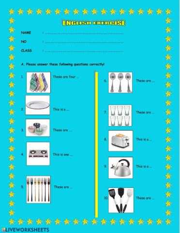 Things in the kitchen