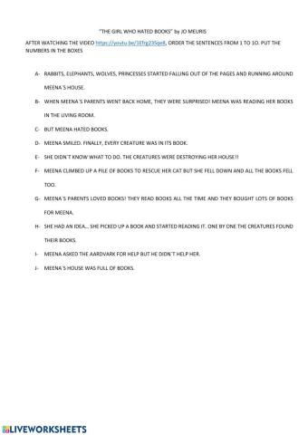 The girl who hated books