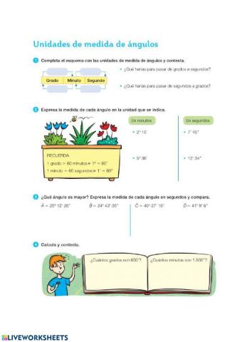 Unidades de medida de ángulos