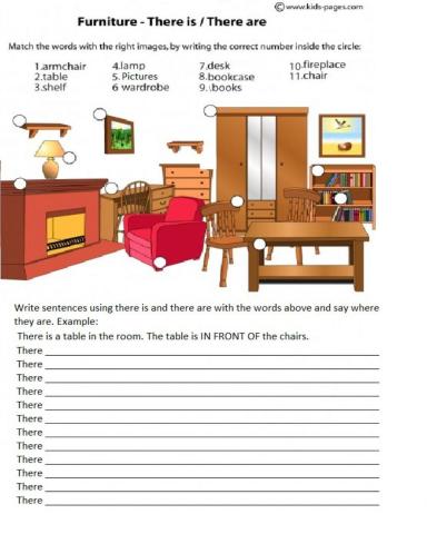 There is and there are