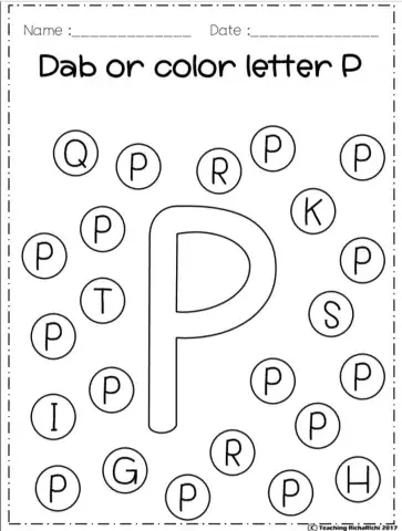 Letter Pp