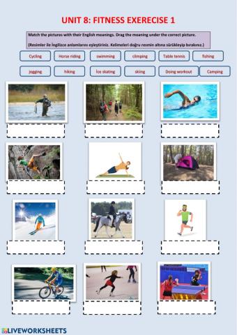 Fitness Matching Activity