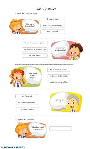 Personal information