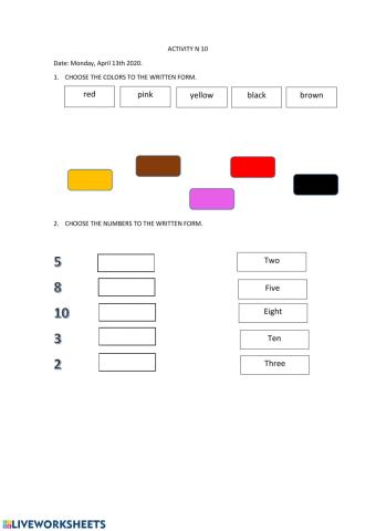 Activity n 10
