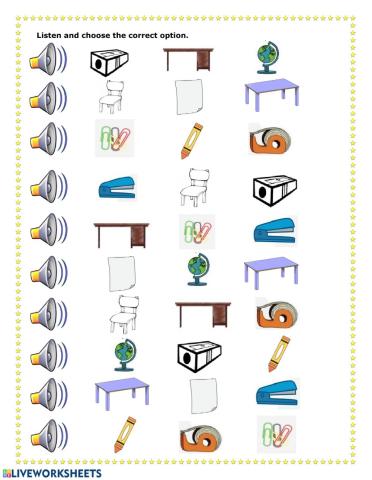 School objects