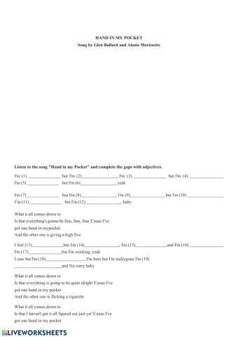 Personality - Adjectives