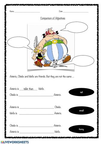 Comparison of adjectives