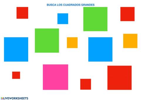 Cuadrados grandes