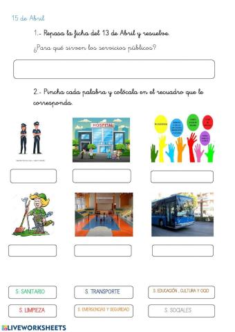 Los servicios públicos 3