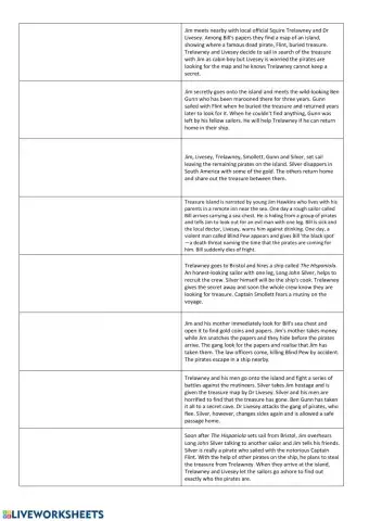 Treasure Islands LONG SUMMARY