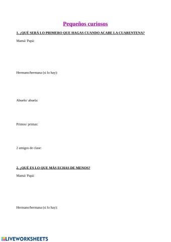 Entrevista en cuarentena