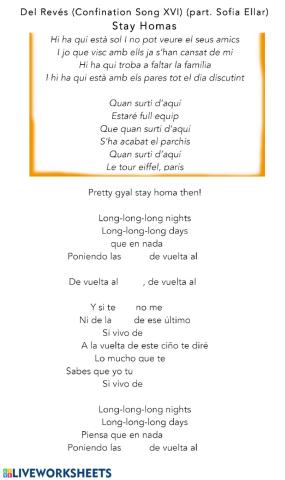 Del revés-Stay homas 