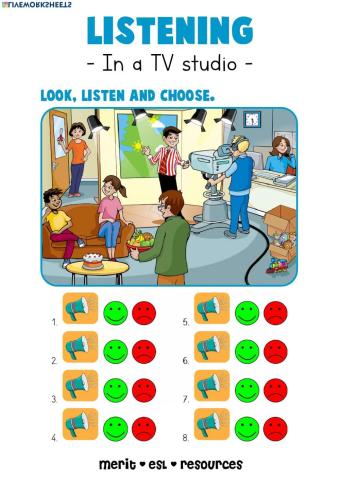 Listening - In a TV Studio