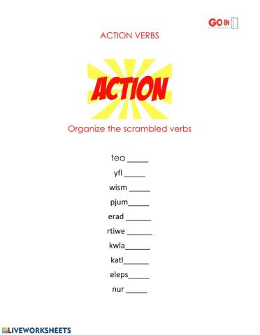 Action verbs