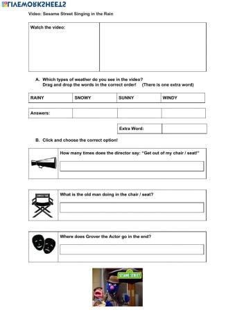 Video: Sesame Street Singing in the Rain